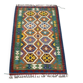 Tapis kilim Afghan fait main – Pièce Unique