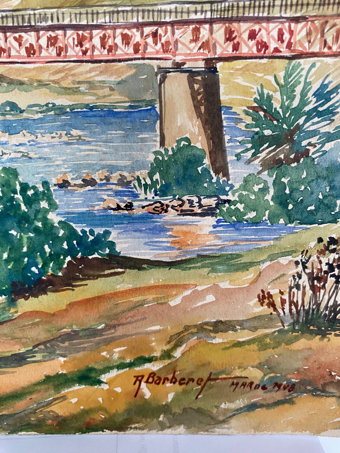 Watercolor Morocco 1948