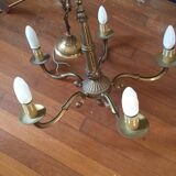 bronze chandelier 5 branches imitation candles