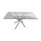 Beautiful glass dining table