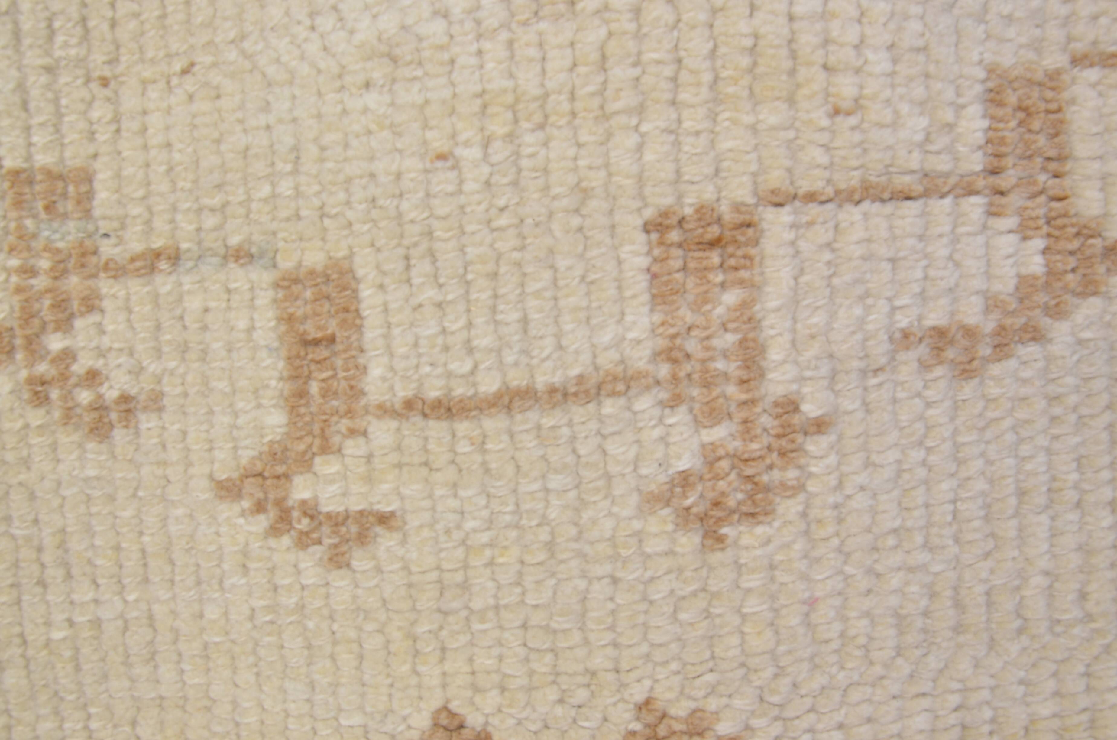 White Kurdish Hallway Runner sku 2409