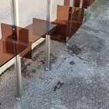 Vintage modular library shelf 6 legs and 14 shelves