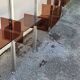 Vintage modular library shelf 6 legs and 14 shelves