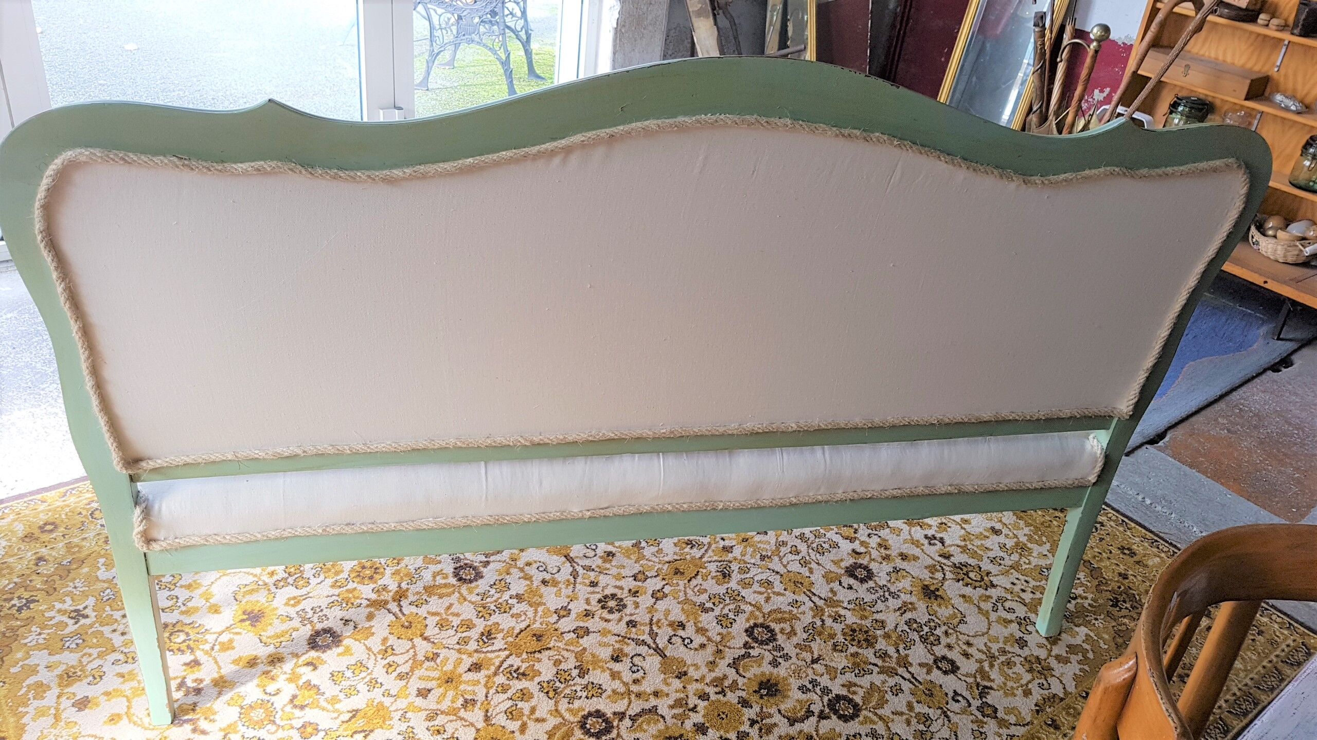 Redesigned louis XV style bench
