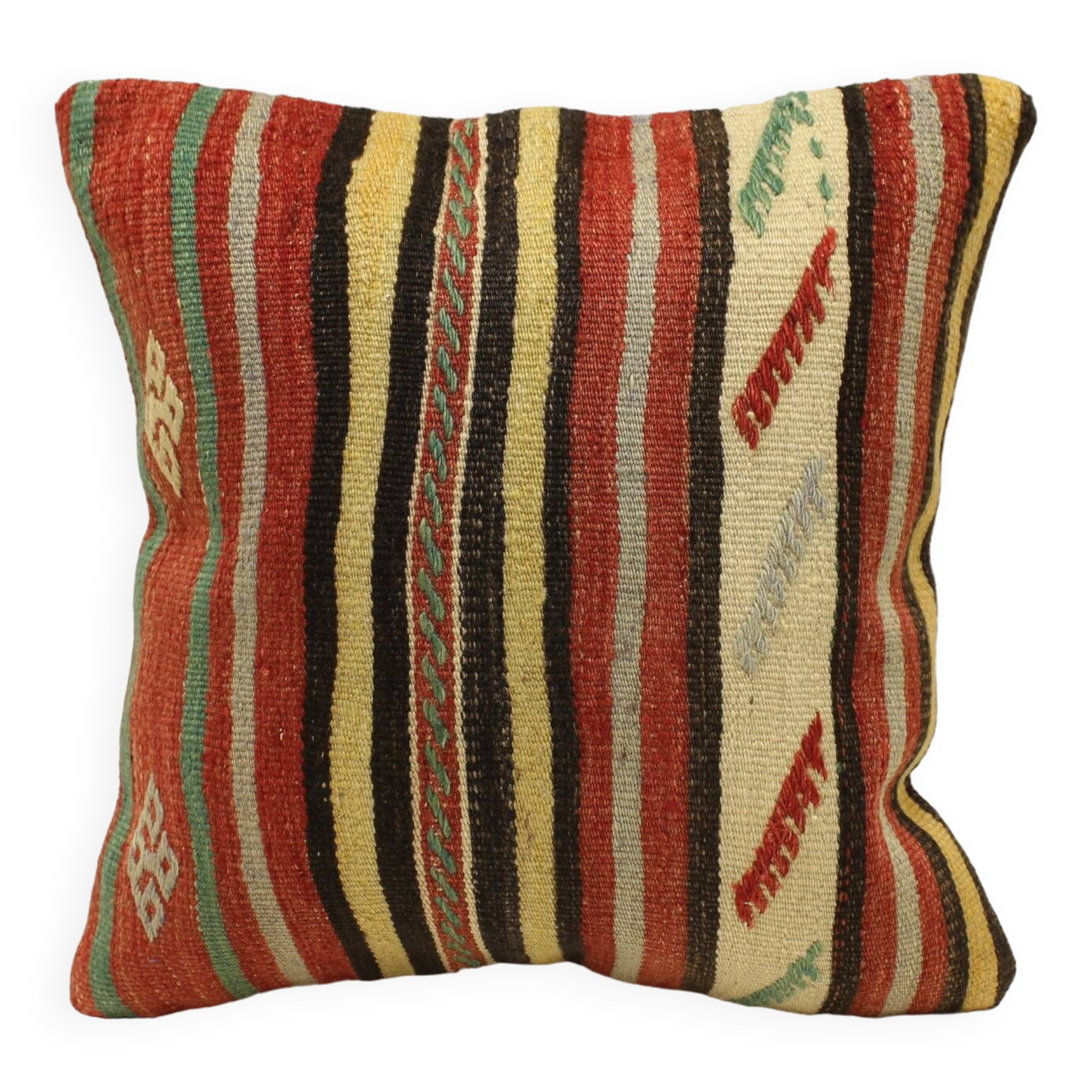 Turkish kilim cushion, 40x40 cm, k-1325