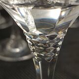 Set of Twelve Crystal Martini Glasses by Christinenhutte, Germany