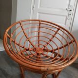 Papasan rattan chair