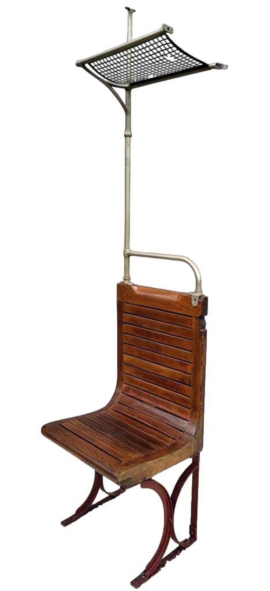 Sprague Metropolitan Parisian bench 1920 with hat rack