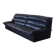 Vintage leather sofa by Bernard Massot