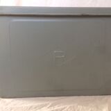 Vintage grey metal case "R"