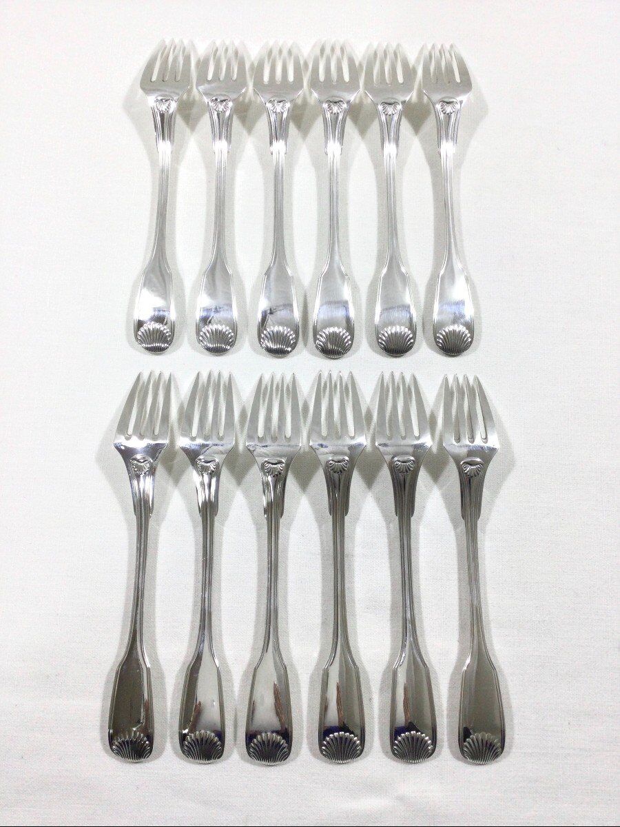 Cailar Bayard 12 Cutlery to Fish Shell