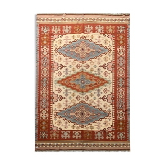 Kilim serbe oriental fait main, fait main- 180x300cm