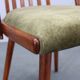 Set of four 1960s Šuman mid-century beech dining chairs, restored upholstery