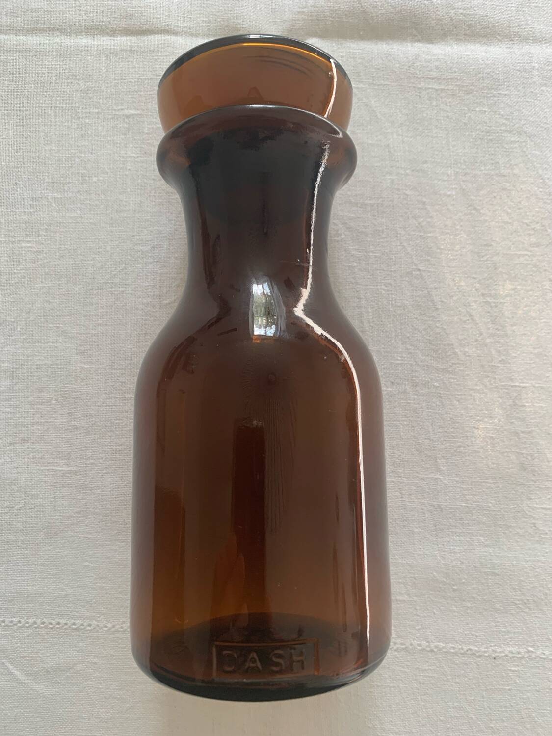 Pot verre ambré Container Made in Belgique