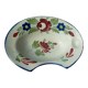 Plat a barbe barbier en faience de st clement fin 19 eme