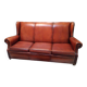 Leather club sofa