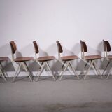 6x S16 chair by Galvanitas. Circa 1970
