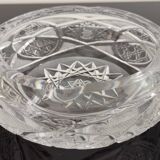 Ancien Cendrier en cristal de bohême Made in Pologne