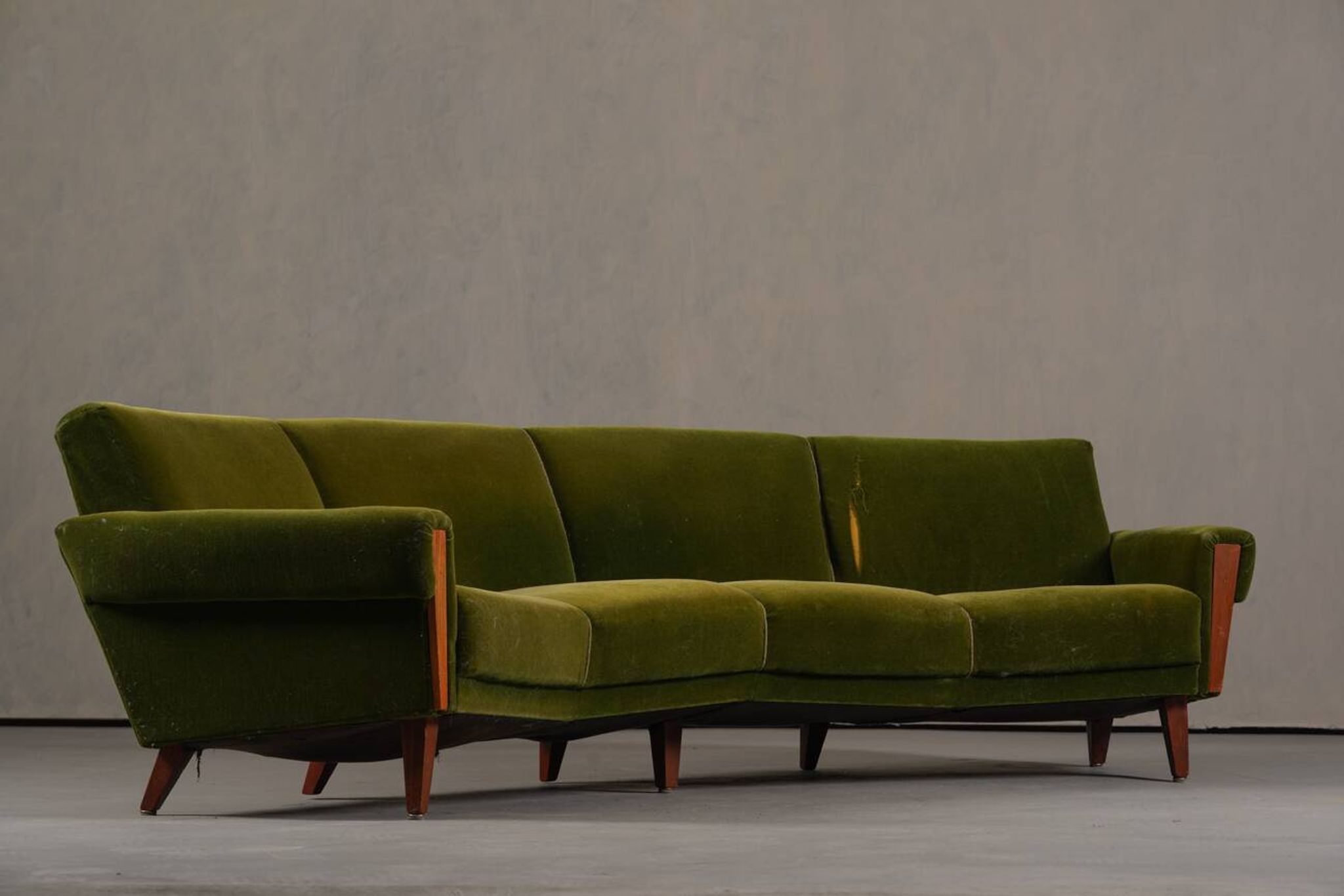 Vintage Danish Boomerang Sofa, Denmark 1960s