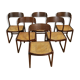 6 chairs canned Baumann 1960