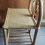 Rattan bedside table or end table