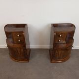 Pair of Art Deco bedside tables