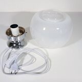 Lampe de Table Vintage • Acier & Verre • Murano • Space Age • 1970