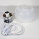 Vintage Table Lamp • Steel & Glass • Murano • Space Age • 1970