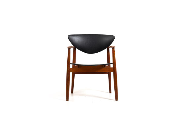 Fauteuil en teck par Erik Wørts pour Norden Møbelfabrik 1950s