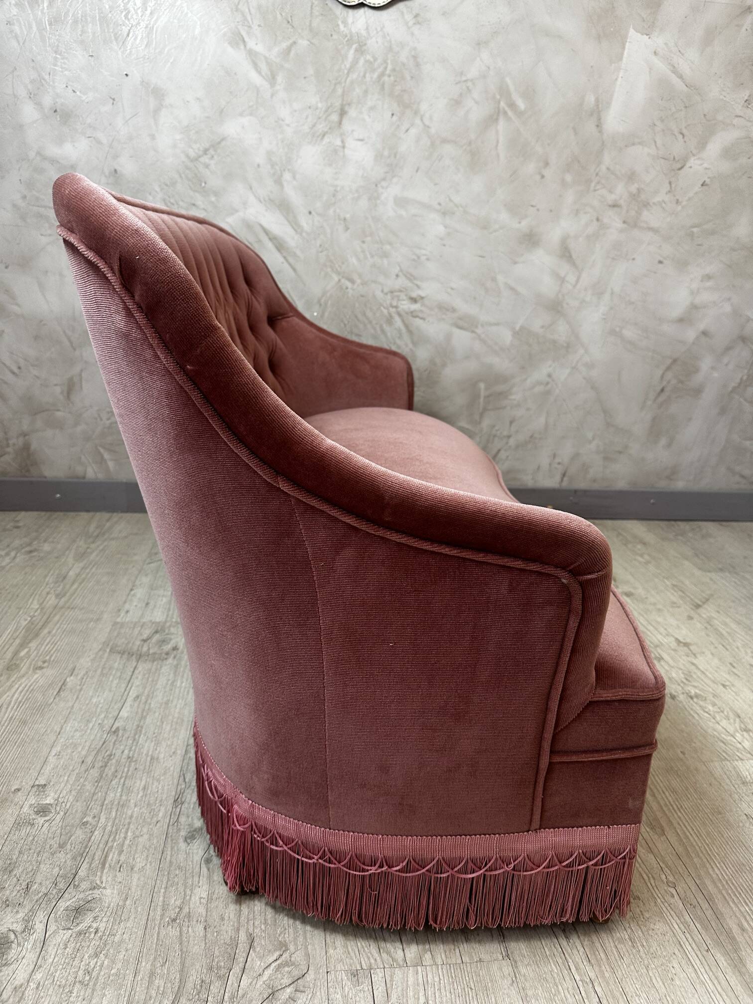 Velvet sofa 1950