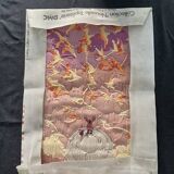 Canvas tapestry vintage oiseleur du monde