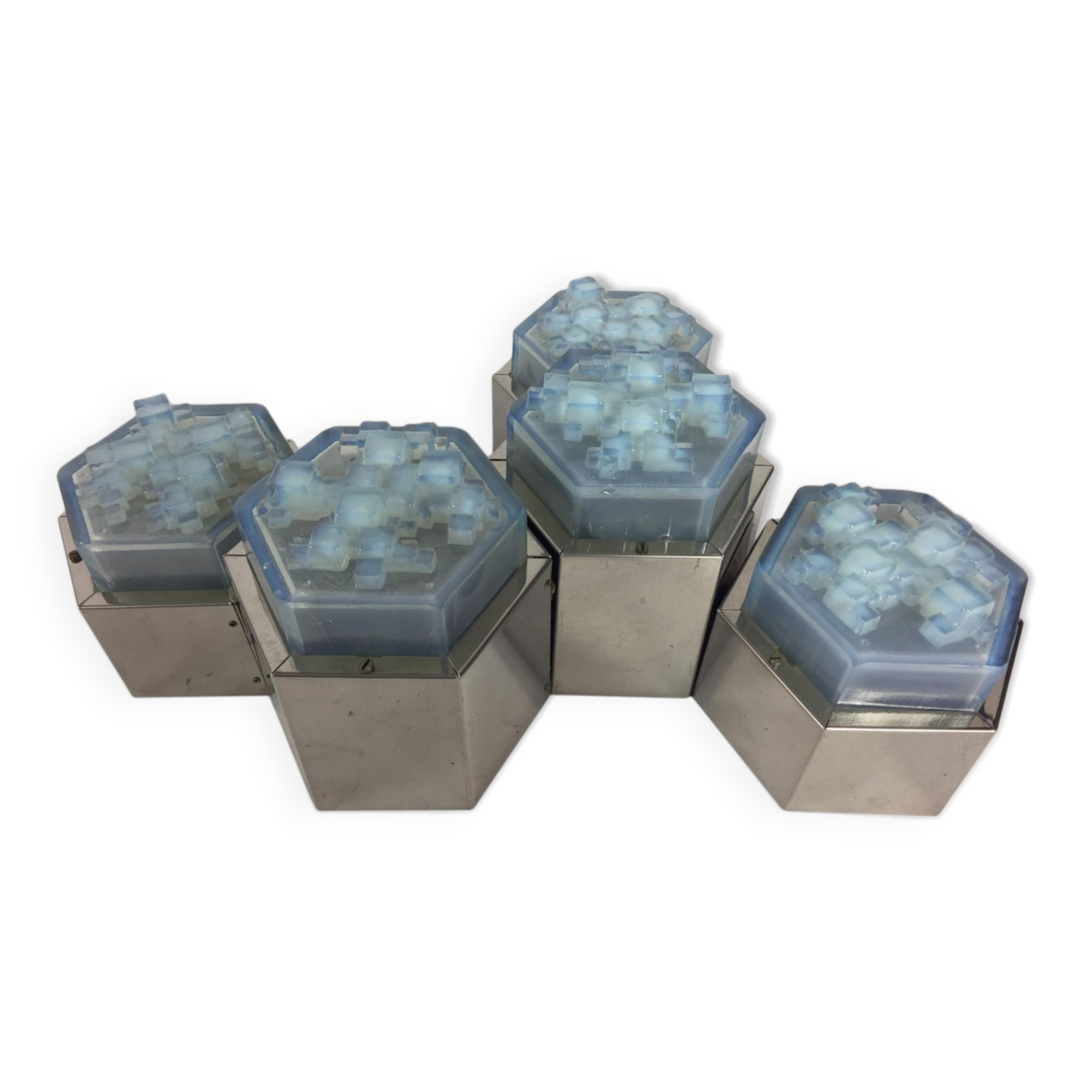 Appliques murales Poliarte Flush Mounts, 60's