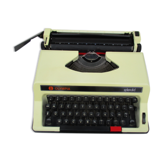 Machine à écrire olympia splendid vintage années 70