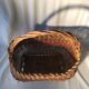 Old Deco Basket in Braided Wicker - Anse Vintage