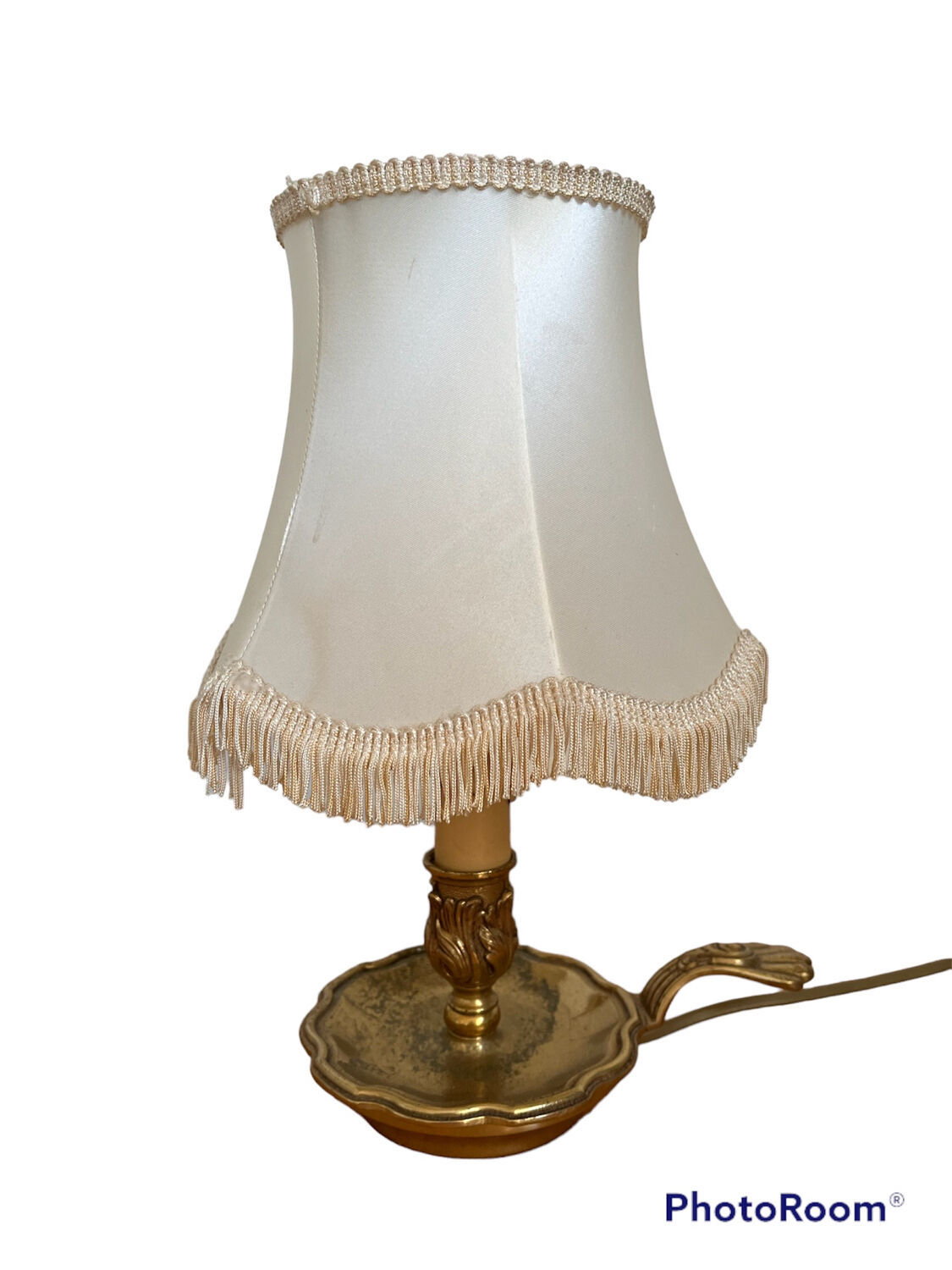 Lampe de chevet en bronze vintage 1960