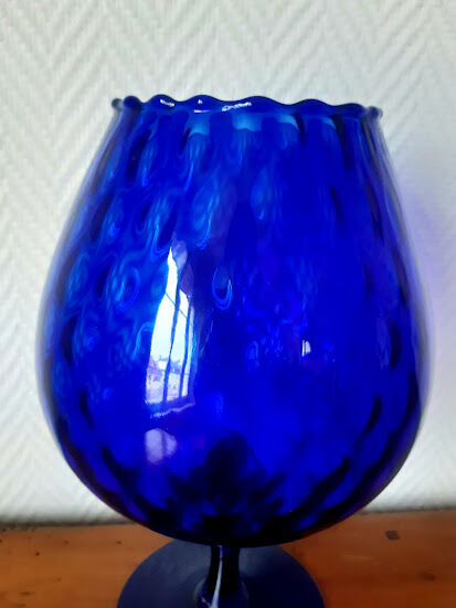 Lot optical vases Empoli vintage