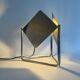 Vintage adjustable table lamp in chromed metal, France 1970