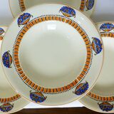 4 assiettes creuses Longwy