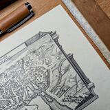 Printed in 1970, Angers, capital of Anjou.