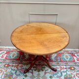 Louis XVI mahogany pedestal table, 18th century