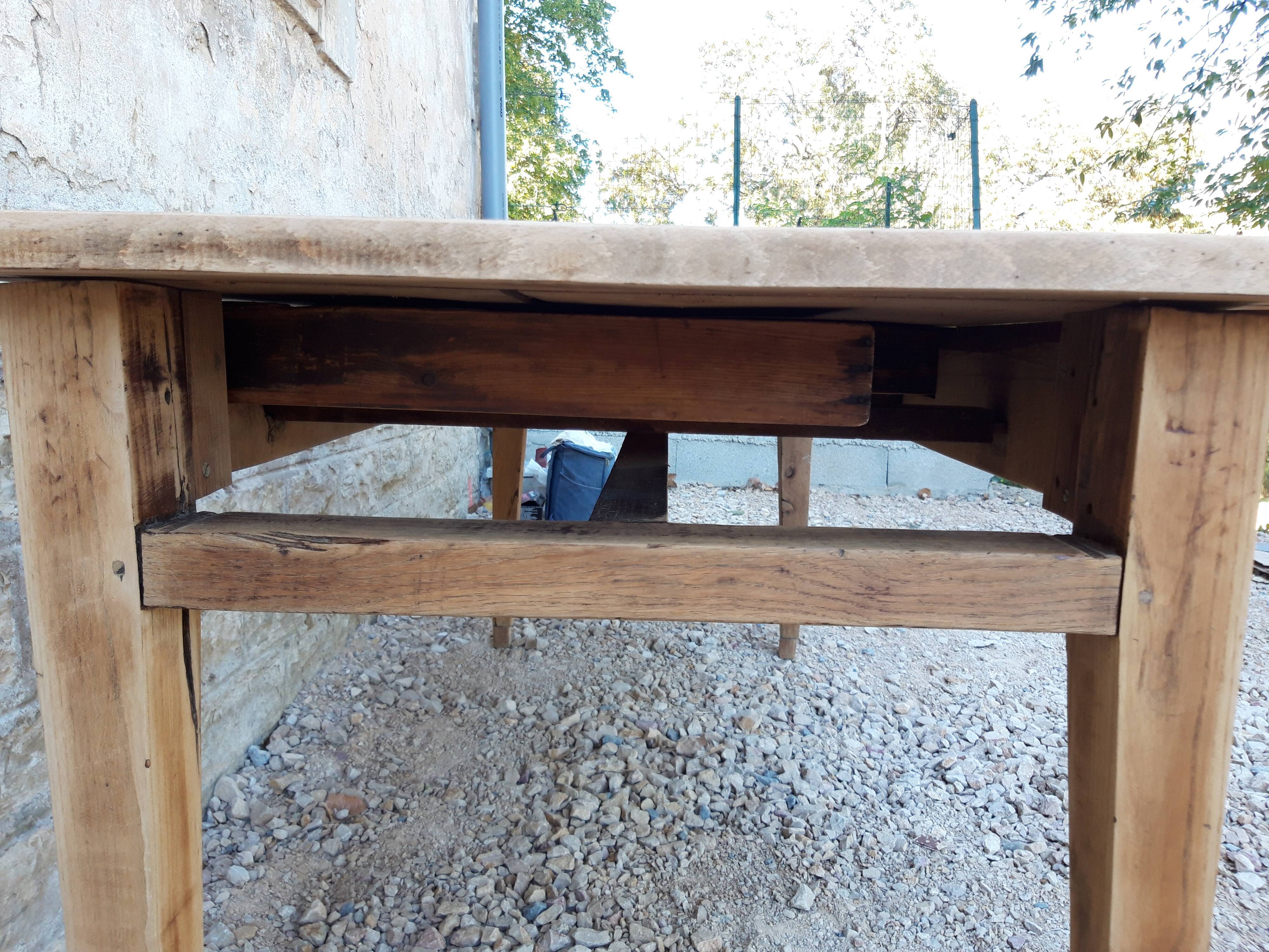 Firm table bressane brut XIXth