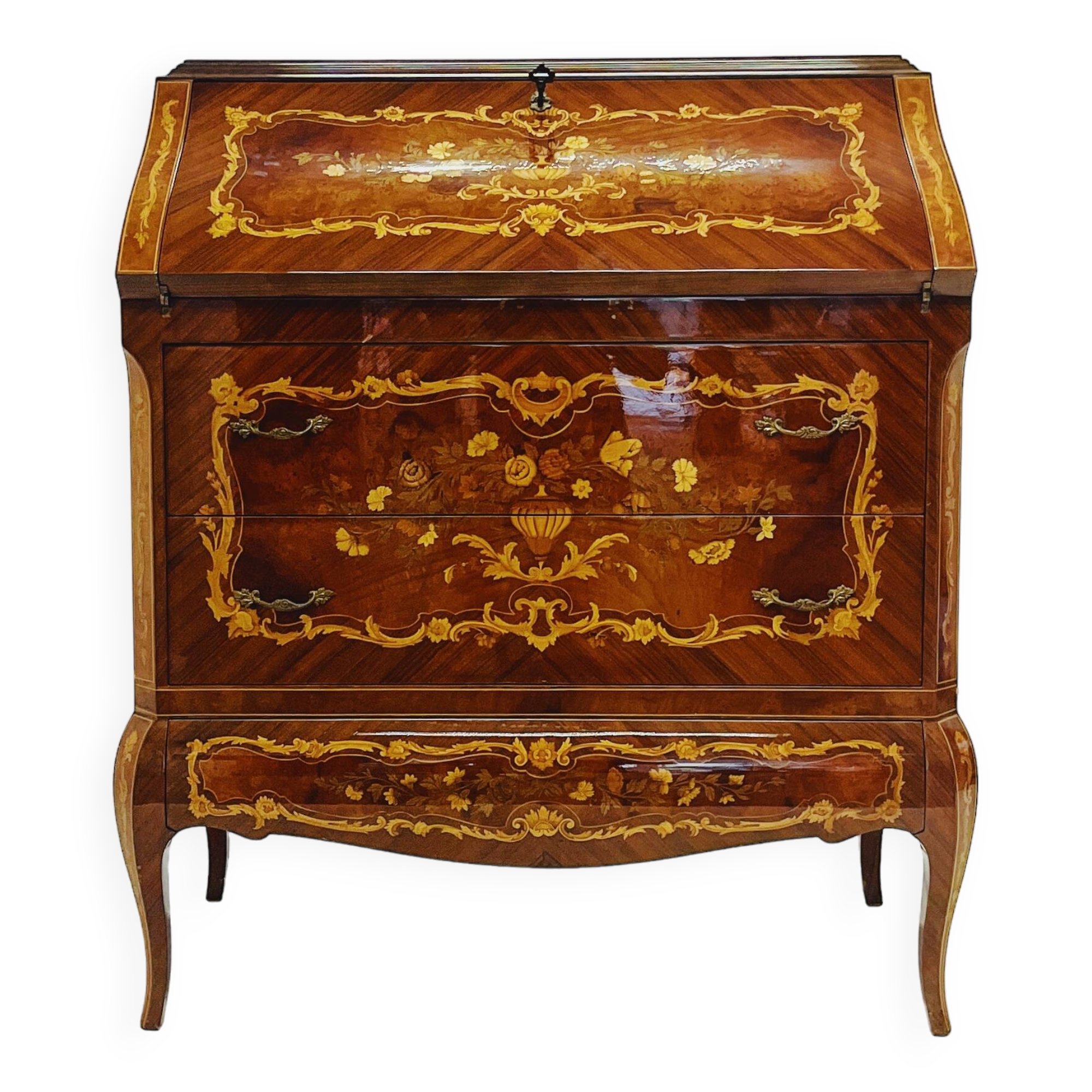 French Empire Marquetry Desk