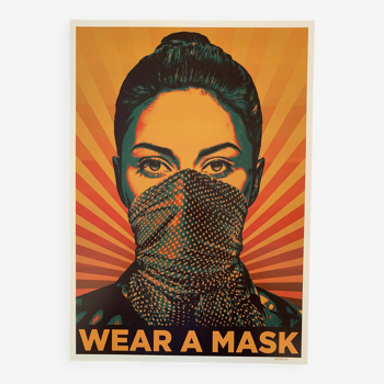 Affiche mike nicholson wear a mask