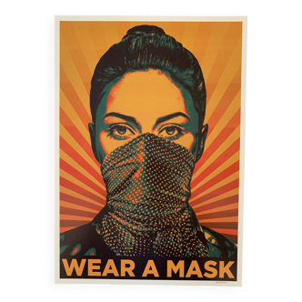 Poster mike nicholson wear a mask