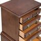 A small Georgian style mahogany chest of drawers