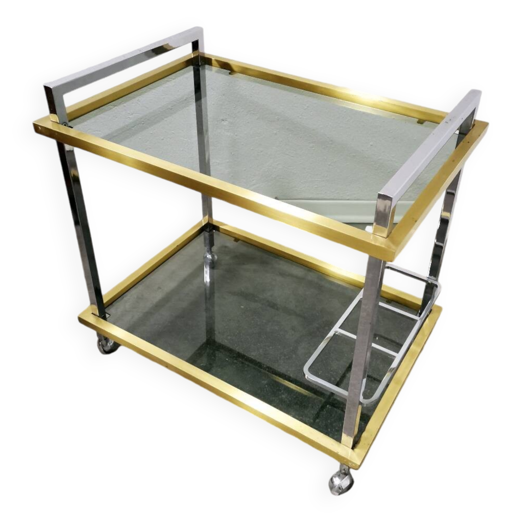 Chariot à bar/chariot des années 1980 en Italie