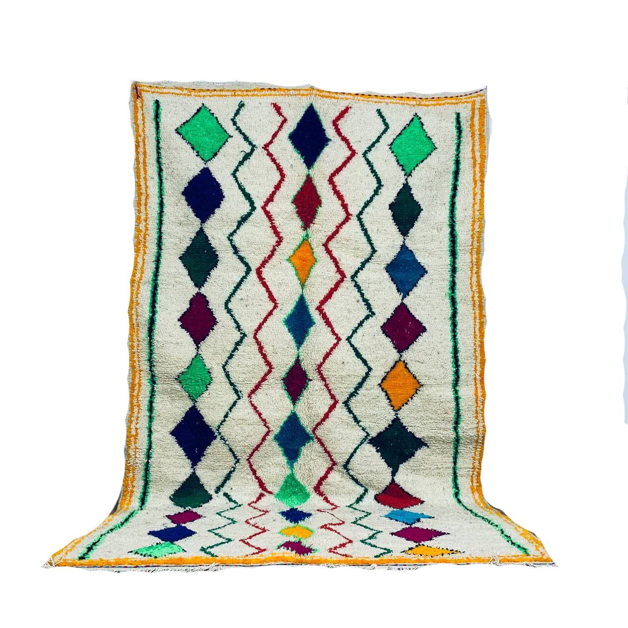 Handmade Moroccan Berber rug 254 X 152 CM