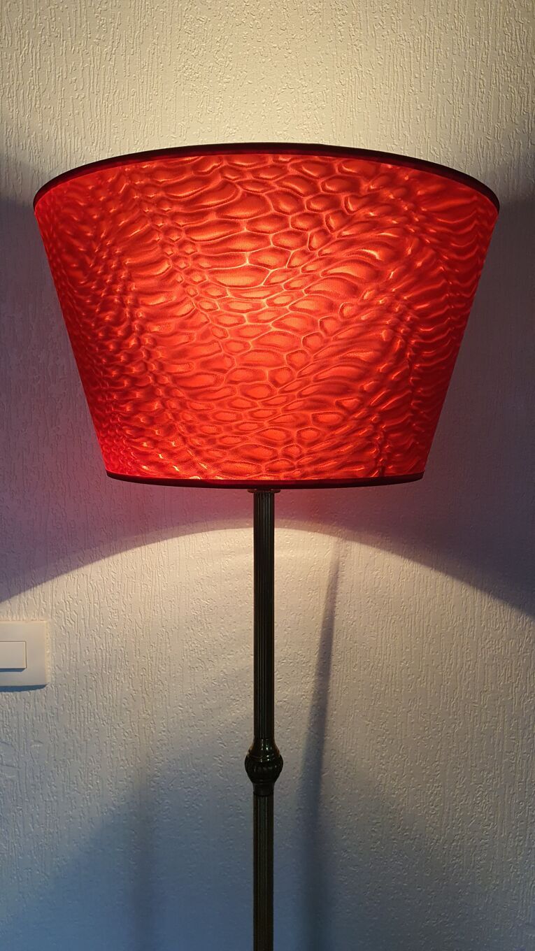 Vintage brass floor lamp