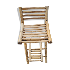 chaise haute bambou