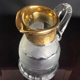 Pichet, cristal Moser, or 24 carats, collection Splendid